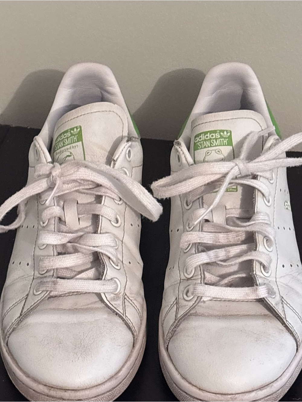 Adidas Stan Smith Kermit D. Frog Green Sneakers Men's Size 8.5 - Picture 4 of 8